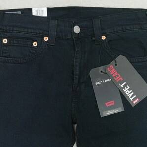 新品リーバイス52489-0009 W32 TYPE1 502 テーパー EMPTY PAGE ユーズド・ブラック ストレッチデニム Levi's メンズの画像2