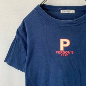 [KWT1289] PERSON’S 半袖Tシャツ レディース ネイビー サイズ不明 ポス