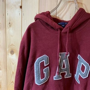 [KWT2978] GAP with a hood . Parker men's wine red M 60