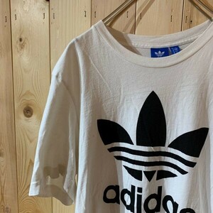 [KWT2421] adidas 半袖Tシャツ メンズ ホワイト M ポス