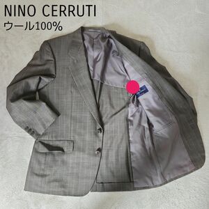 【オンワード樫山NINO CERRUTI】テーラードジャケット(L) ウール混