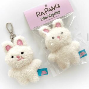 新品★RAPANG ぬいぐるみ キーホルダー ジョングク ラパン うさぎ