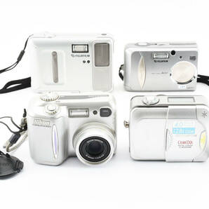 Fujifilm Olympus Nikon コンパクト デジタルカメラ 4点 セット まとめ コンデジ デジカメ 【ジャンク品】3128の画像1
