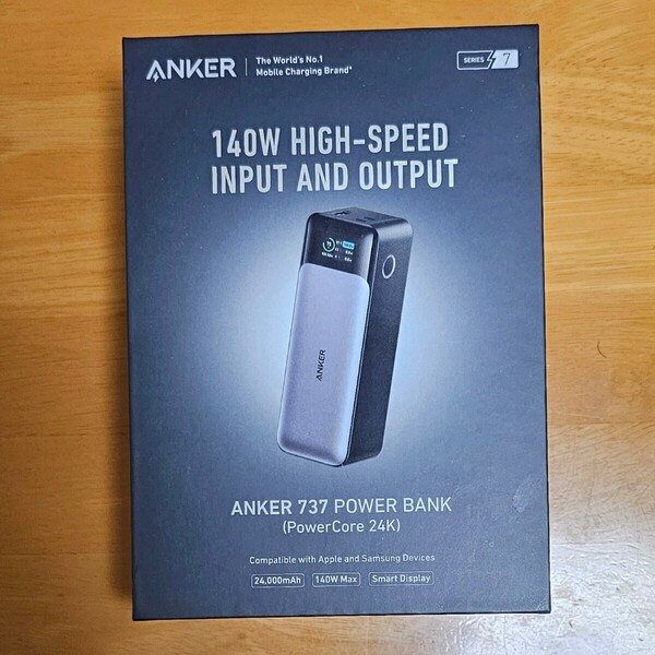 Anker 737 Power Bank (PowerCore 24000) 24000mAh 大容量モバイルバッテリー