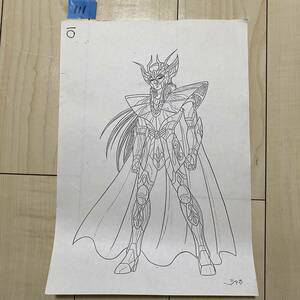  tube 111 Saint Seiya original picture ( draft original picture copy ) set . woman seat. car ka that time thing * valuable . goods!!