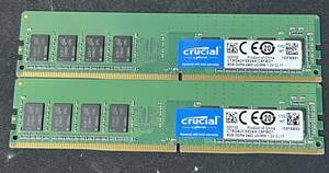 Crucial DDR4-2400 8GB 2枚組(16GB) デスクトップメモリ CT8GDFS824A