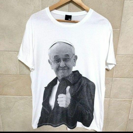 ローマ教皇フランシスコ　Tシャツ　カトリック　ズケット