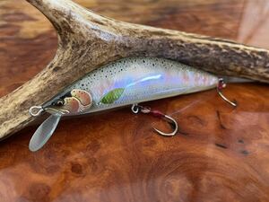 T.C.G Handmade Lures 80s No.3 ハンドメイドミノー アワビ貼り ハンドメイドルアー