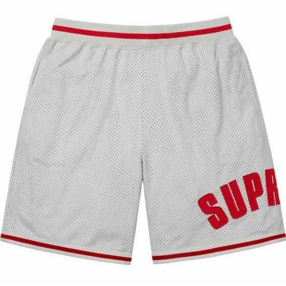 Supreme Ultrasuede Mesh Short "Grey"シュプリーム ウルトラスウェード メッシュ ショーツ 　M