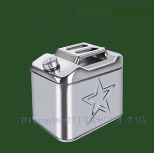 B2198* new goods diesel . gasoline carrying can stainless steel gasoline tank drum can gasoline gasoline carrying can vertical stainless steel gasoline carrying can [20L]
