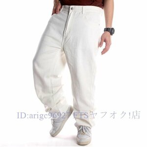 B1930☆新品お洒落 メンズ ジーンズ デニムパンツ ジーパン 大きいサイズ ゆったり W30~W46