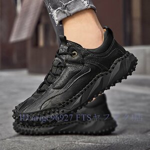 B1618* walking shoes gentleman shoes men's leather shoes original leather boots super-beauty goods sneakers outdoor light weight ventilation can 24~28.5cm