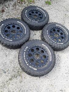 ジムニー 中古アルミホイールタイヤセット BFグッドリッチ225/75r16