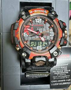 G-SHOCK 40周年限定モデルフレアレッドMUDMASTER GWG-2040FR-1AJR 新品未使用品