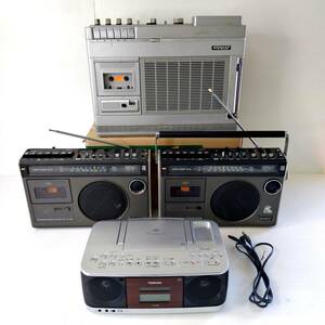 ビクター カラーテレビ カセット ラジオ CX-53型/cf-1980 ２台/TY-CDK9　４台セット