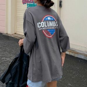 Tシャツ　ゆったり　　韓国アパレル　トレンド　半袖　おしゃれ　インポート