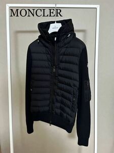 モンクレール★MONCLER★ハイブリッドフーデッドダウン★ブラック★sizeS★ジャパンタグ付★正規品