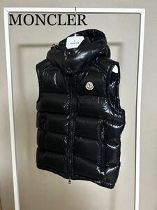 モンクレール★MONCLER★フーデッドダウンベスト★size0★正規品★ブラック★