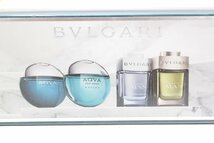 1S825☆ブルガリ BVLGARI☆ メンズ ギフト コレクション ミニ香水セット 未使用品 【ニューポーン】_画像2