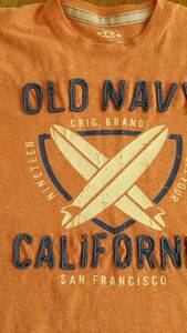 old navy　フェルトロゴ　XS USED