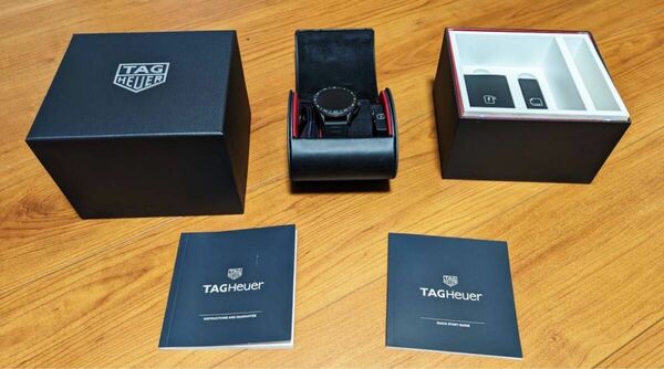 最終価格★超美品★タグホイヤー コネクテッド E3 ブラックチタン★ TAG HEUER 腕時計