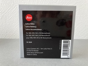 ☆Leica M8用バッテリー　14464 新品未開封 ☆