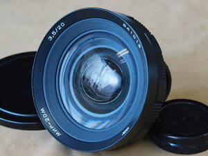 実用中古 ミール MNP-20M 20mm F3.5 初期型 1984年 ロシア製 オールドレンズ M42マウント