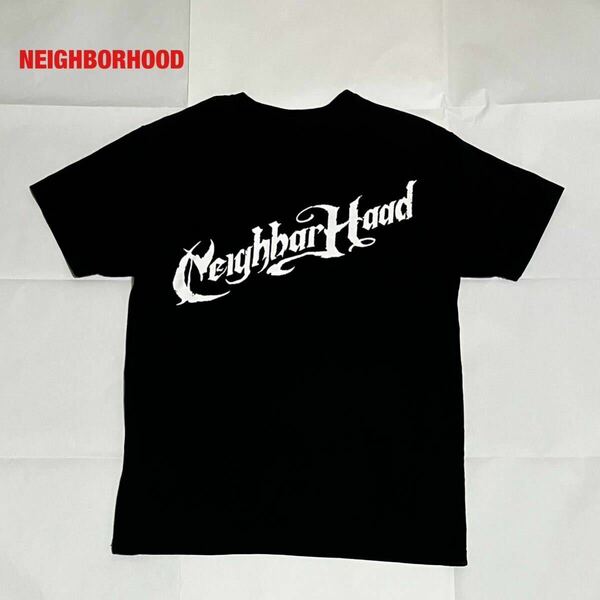 【人気】NEIGHBORHOOD　ネイバーフッド　ロゴTシャツ　両面プリント　メンズ　レディース　ユニセックス　クルーネック　ブランドロゴ