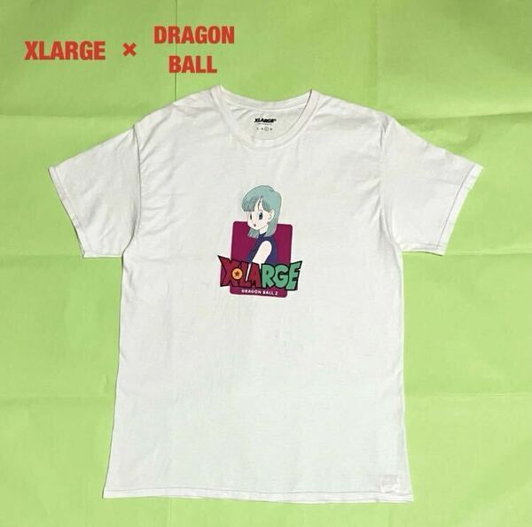【希少】XLARGE×DRAGON BALL　コラボTシャツ　ブルマ　ビッグロゴ　エクストララージ　ドラゴンボール　ユニセックス　01183134