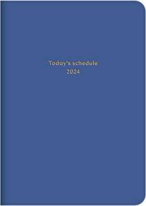 ダイゴー 手帳 2024年 ダイアリー ミル FRESH ウィークリー バーチカル 週間 B6 ブルー E7699 2023年 12月始まり