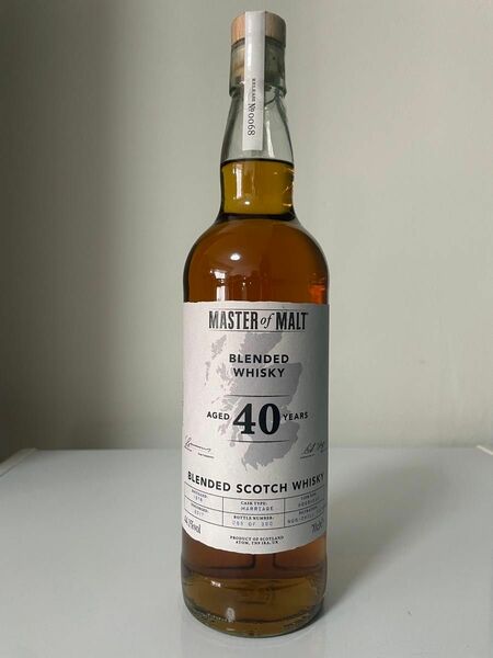 ブレンデッド スコッチ ウイスキー 40 年 1976 マスター オブ モルト Blended Scotch Whisky
