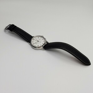 新品 NIW クロノグラフ ホワイト 白 クラシックタイプ メンズ腕時計 セイコー VK64 メカクォーツ の画像2