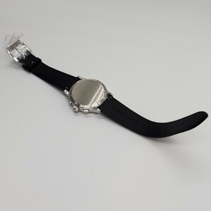 新品 NIW クロノグラフ ホワイト 白 クラシックタイプ メンズ腕時計 セイコー VK64 メカクォーツ の画像3