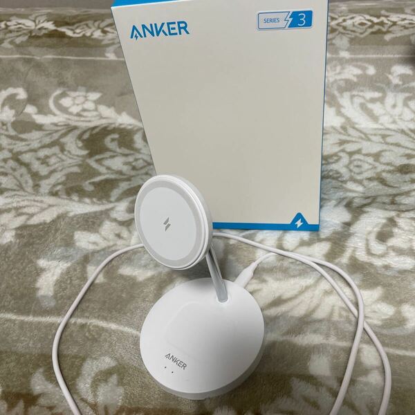 anker magsafe充電器 power wave magnetic 2-in-1 stand lite
