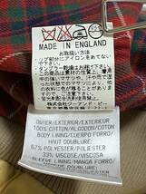 BARACUTA 英国製 スイングトップ G9 ベージュ 40 裏地 赤ブルゾン ハリントンジャケット チェック イングランド製　ZBG810バラクータ _画像6