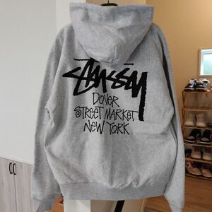 ZIPパーカー　M　DSMNY　STUSSY　グレー