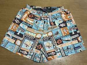 patagonia パタゴニア Baggies Shorts 5 バギーズ ショーツ 5インチ Galapagos Archipelagos fIN Blue マルチカラー系 S