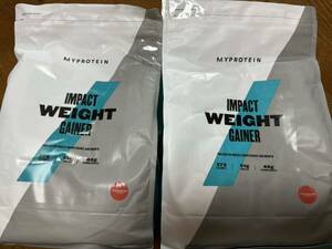 訳あり 送料無料 国内発送 myprotein マイプロテイン ウエイトゲイナー ストロベリー味 2.5kg × 2袋 計5kg BCAA 筋トレ バルクアップ