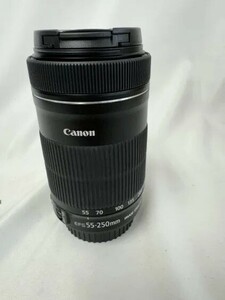 3524　【動作未確認・ジャンク】canon　カメラレンズ　EFS55-250mm