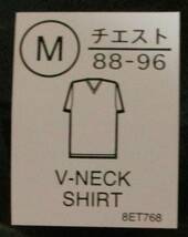 No4027　タケオキクチ TAKEO KIKUCHI 半袖Vネックシャツ　Mサイズ_画像3