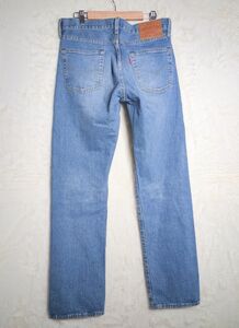 【90s】Levi’s 501 W32 エジプト製 93年 ストレート デニム W31/L32 1993年復刻モデル 男女兼用 青