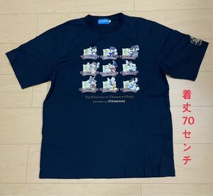 最終値下げ　Tシャツ　ディズニー　20周年　ミッキー　大きめ　紺　