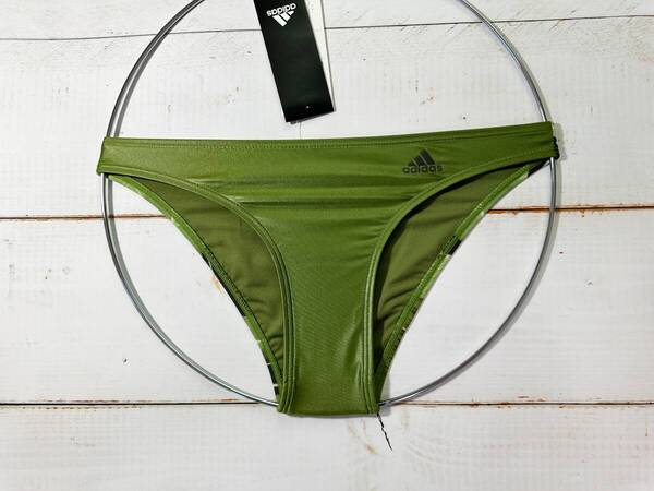 【即決】adidas アディダス 女性用 ビーチバレー ビキニ ショーツ 水着 ブルマ Green 海外2XS その3