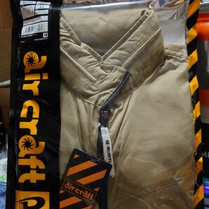 新品空調服長袖 BURTLE AC1111 AIR CRAFT JACKET SizeLL ライトキャメル　空調服のみ