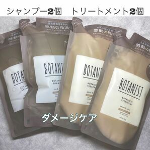 【激安！セール！】BOTANIST ボタニスト　シャンプー　トリートメント　ダメージケア　詰替　4個セット