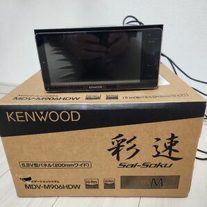 KENWOOD 彩速ナビ MDV-M906HDW 】フルセグ・Bluetooth・SD / ワイド / HDパネル