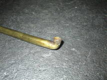 【喫煙具】時代　銅製　黄銅製　煙管(キセル)　１点　(長２０．５ｃｍ)_画像9
