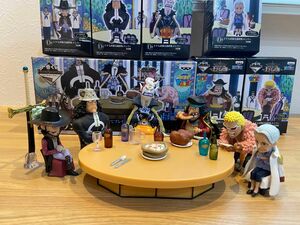 ワンピース 一番くじ フィギュア 七武海会議テーブルセット コンプ品 最安値 ONEPIECE ワーコレ 希少品