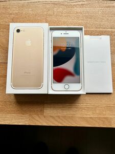 美品 iPhone 7 Gold 32GB SIMフリー