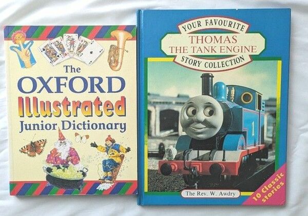 オックスフォード大学発行　子ども用英英辞典) 　&　機関車トーマス英語絵本